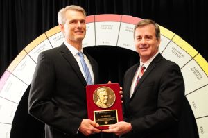 Jon Bancks, 2018 John B. Northcott Award Winner, and Tim Stiles, UWECI President and CEO